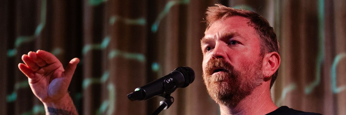 Democratic US Senate candidate Graham Platner