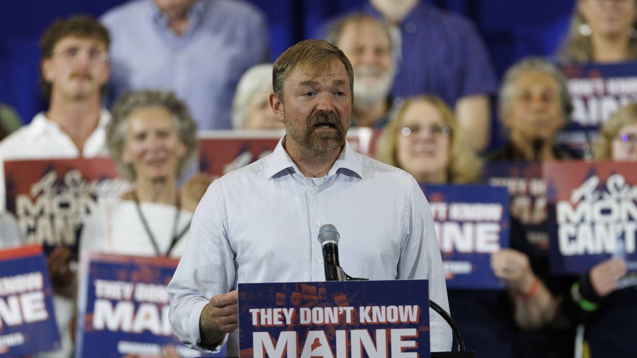 Democratic US Senate candidate Graham Platner