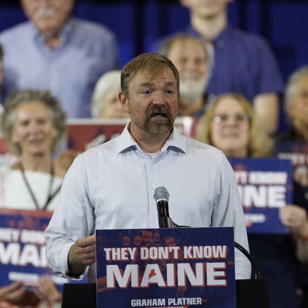 Democratic US Senate candidate Graham Platner