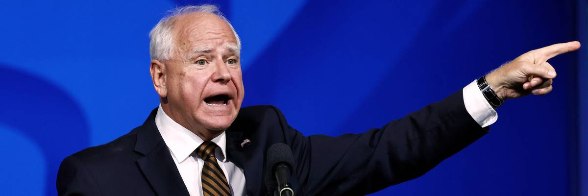 Democratic Vice Presidential Nominee Tim Walz Speaks At The AFSCME Conference