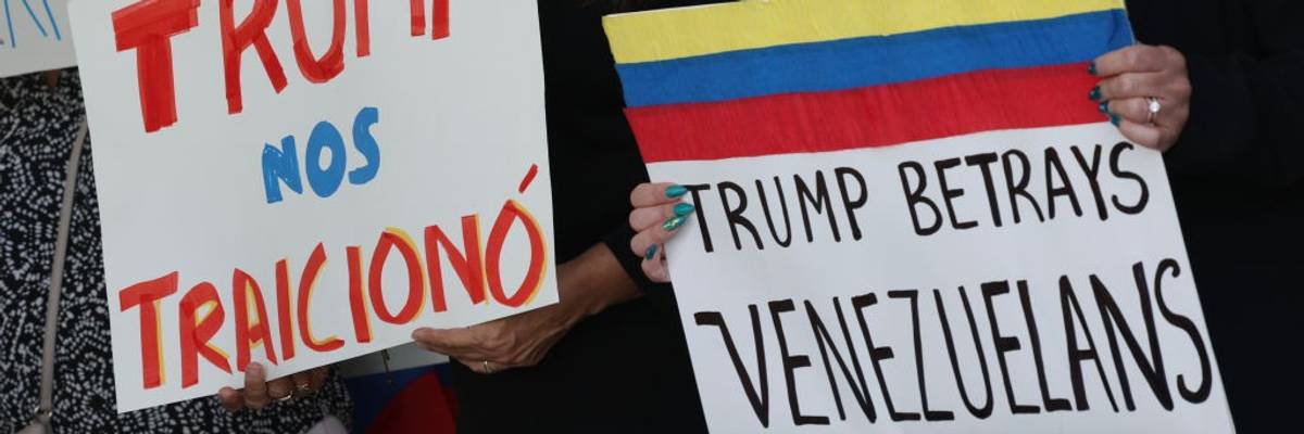 Democrats Hold Press Conference In Miami Calling For Reinstatement Of TPS For Venezuelan Immigrants