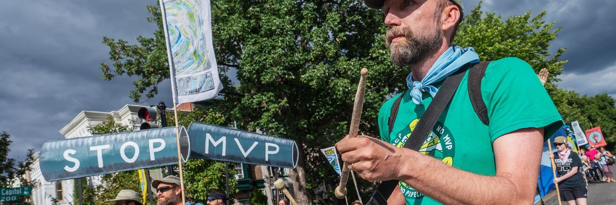 demonstration against MVP