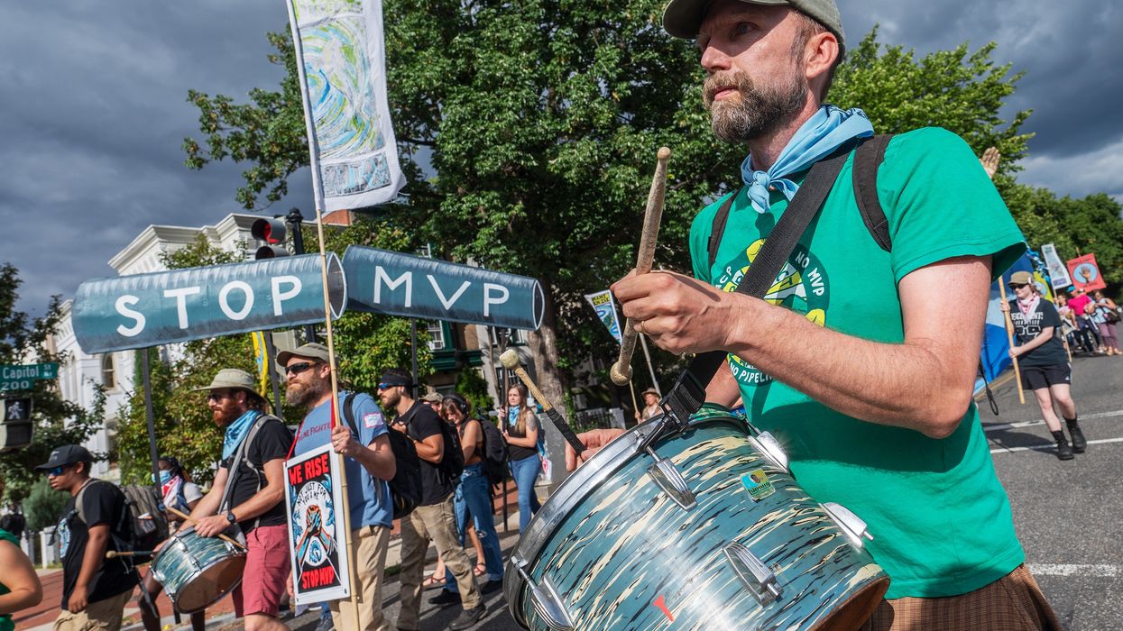 demonstration against MVP