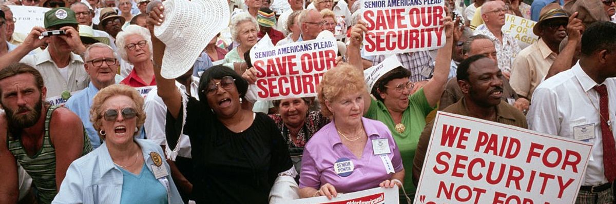 Demonstration for Social Security