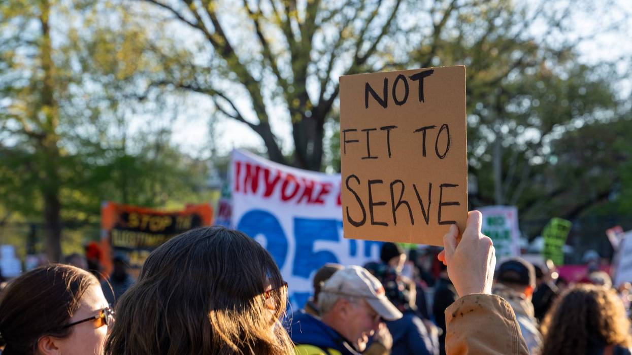 Demonstration Held Outside White House Against Trump's War In Iran