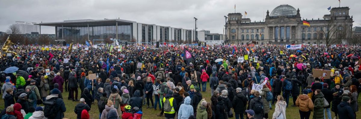 Demonstrations against the right - Berlin