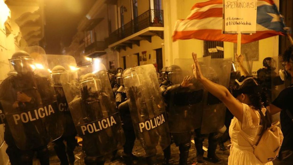 Police Fire Tear Gas and Rubber Bullets at Protesters Demanding Puerto Rico Gov. Rossello Resign