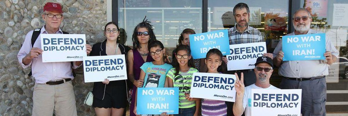 Declaring 'Power In Numbers', People Rally Nationwide for Peace with Iran