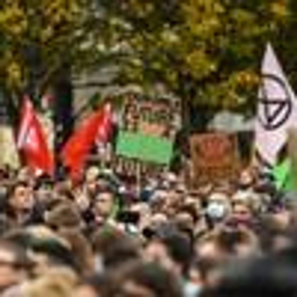 Demonstrators demand climate action