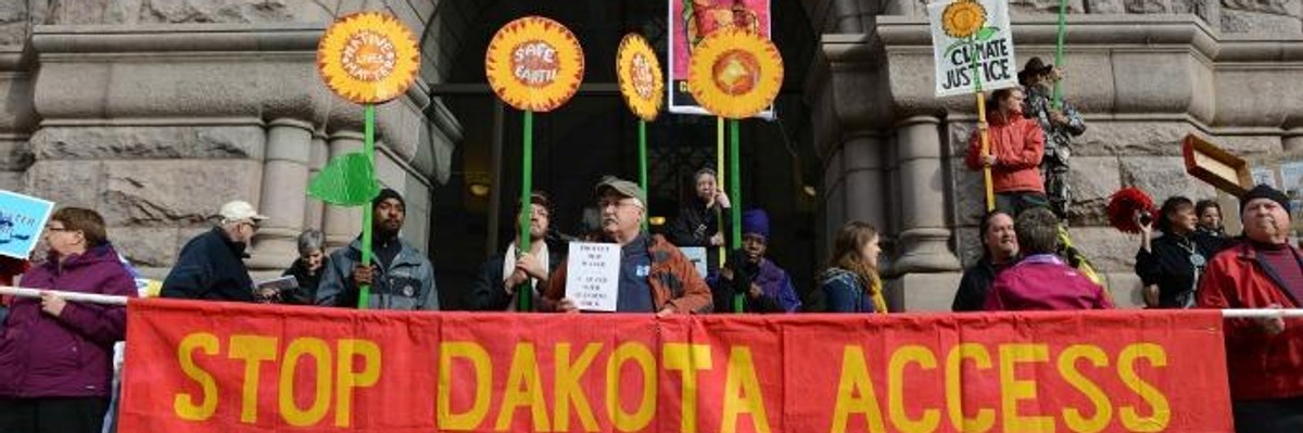 Amidst Law Enforcement Crackdown, DAPL Company Warns Water Protectors: Get Out, Or Else