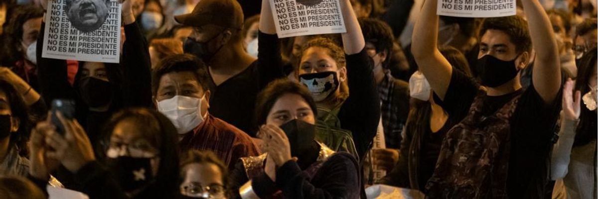 Massive Protests in Peru Against 'Legislative Coup' That Ousted President Martin Vizcarra