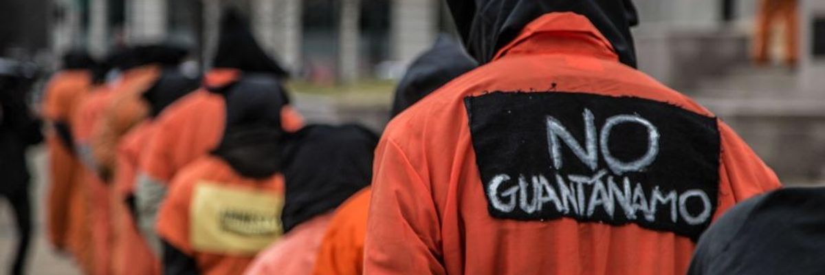 At Gates of Guantanamo, Activists Counter Unjust Detention With 'Powerful Act of Compassion'