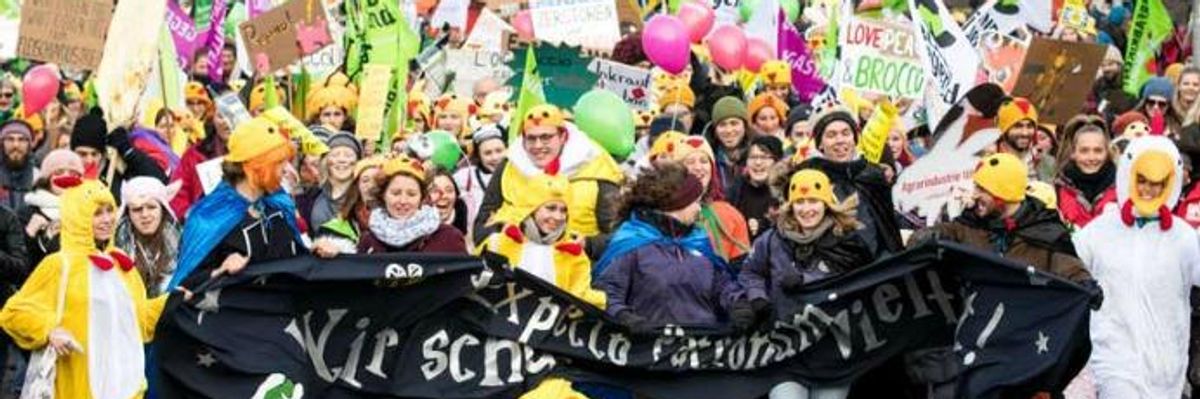 At Berlin March, Tens of Thousands Demand End to Industrial Agriculture