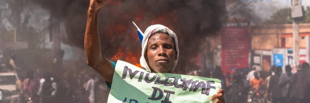 'Step Off, United States': Progressive International Voices Solidarity With Haitians Rising Up Against Dictatorship