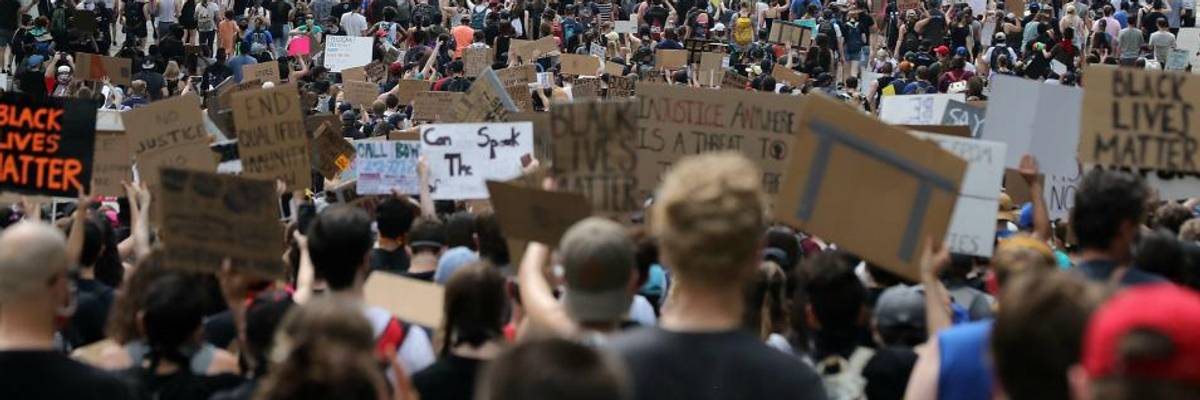 Enormous Crowds Flood Streets Across US Demanding End to Police Brutality and Justice for George Floyd