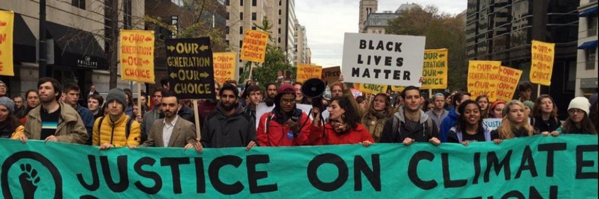 With Mass Civil Disobedience, Young Activists March Against 'Broken System'