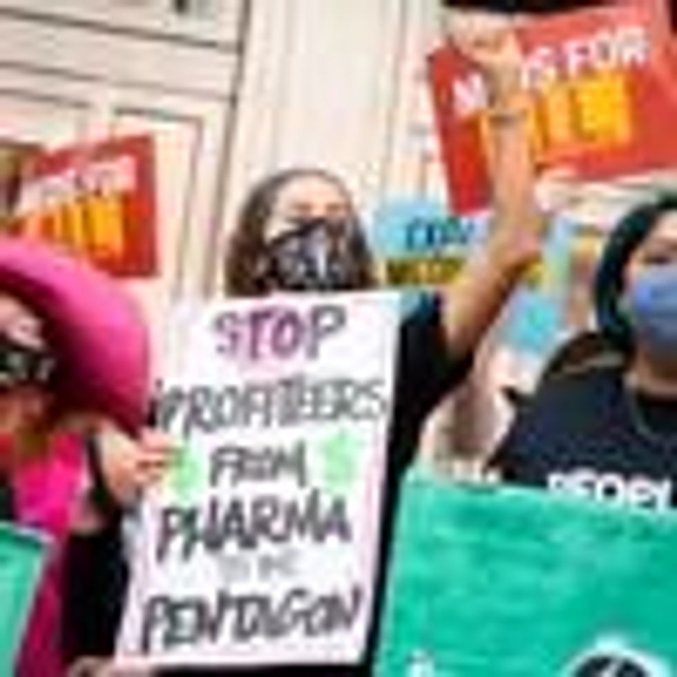 Demonstrators protest against high drug prices