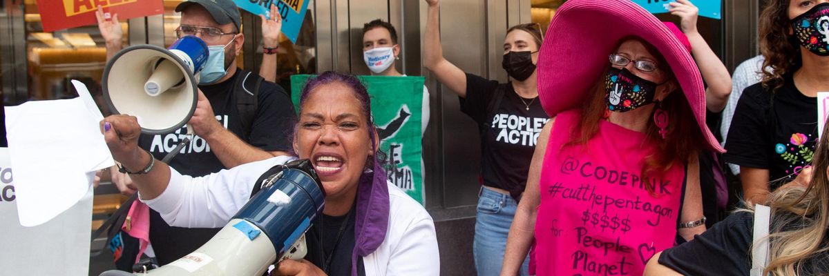 Demonstrators protest Big Pharma lobbying