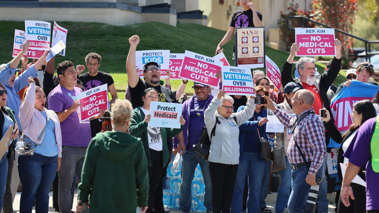 Demonstrators protest Medicaid cuts