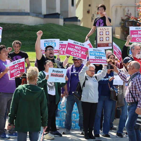 Demonstrators protest Medicaid cuts