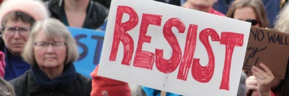 Because "It's Now or Never," Indivisible Resistance to Trump Gains Steam
