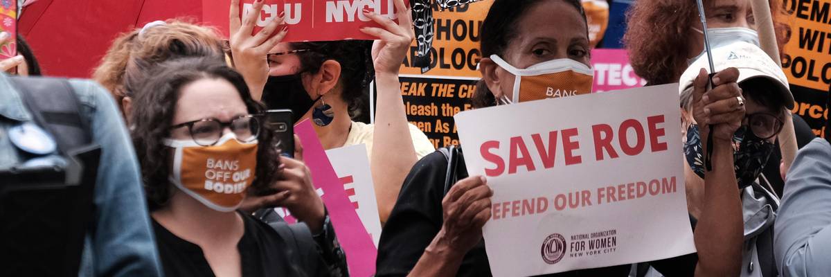Demonstrators protest Texas abortion ban