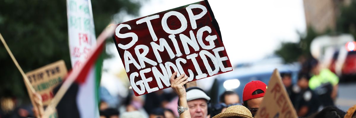 Demonstrators protest U.S. support for Israel's assault on Gaza