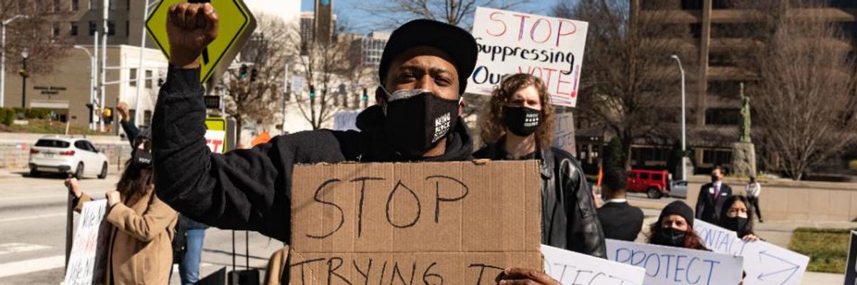 'Hijacking of Democracy in Plain Sight': Georgia GOP Transforms 2-Page Bill Into 93-Page Assault on Voting Rights