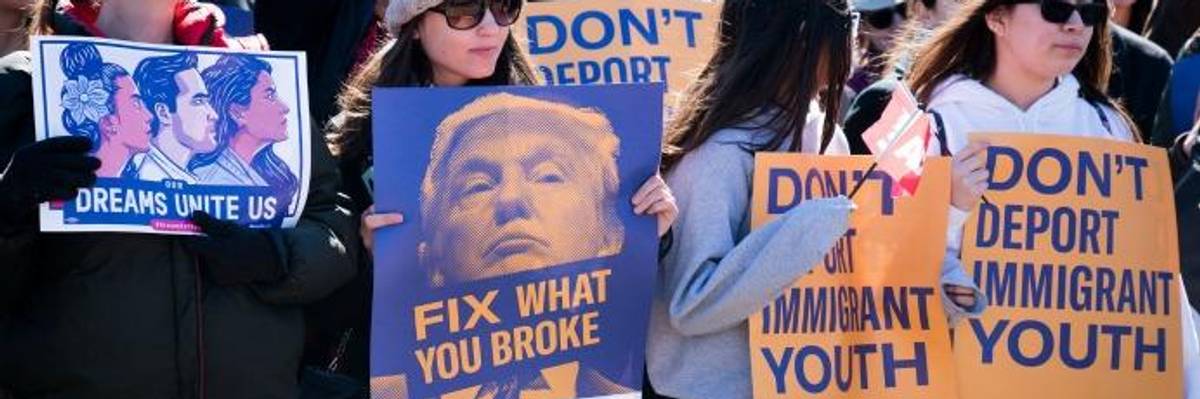 Trump's Easter Morning Tweets Affirm His 'Anti-Immigrant Agenda,' Say Rights Groups