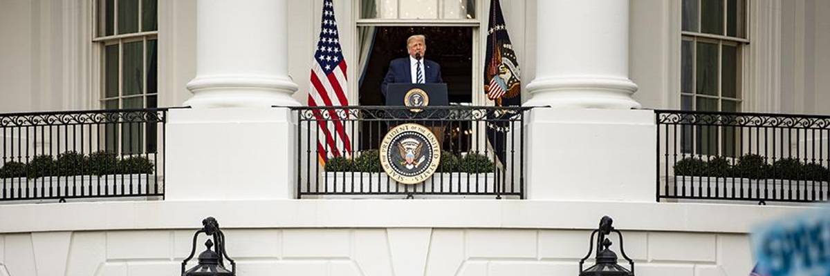'COVchella' at the White House: Tiny Crowd Shows Up for Trump's COVID-19 Rally