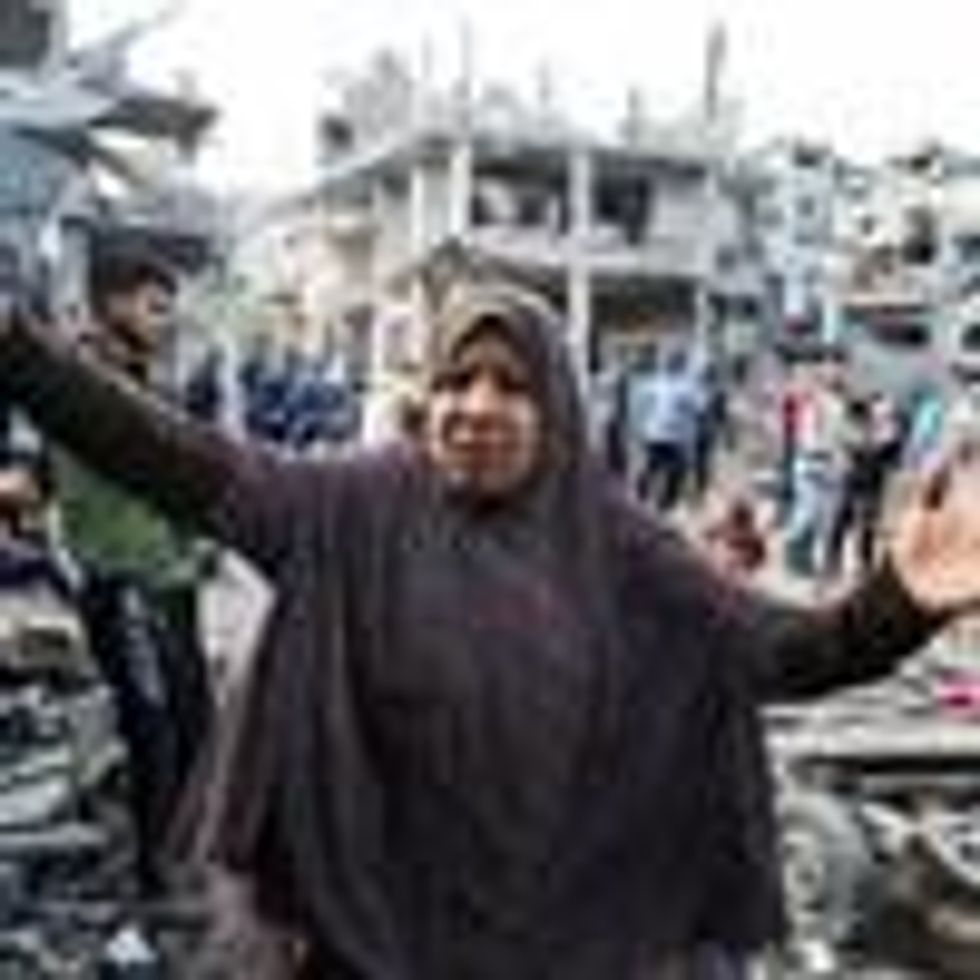 Destruction in Gaza.