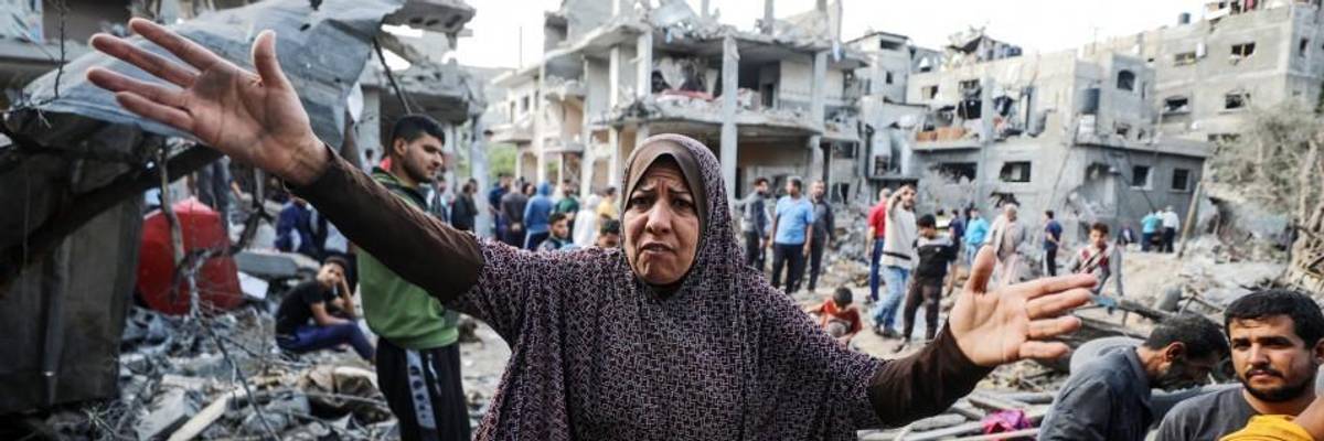 Destruction in Gaza.