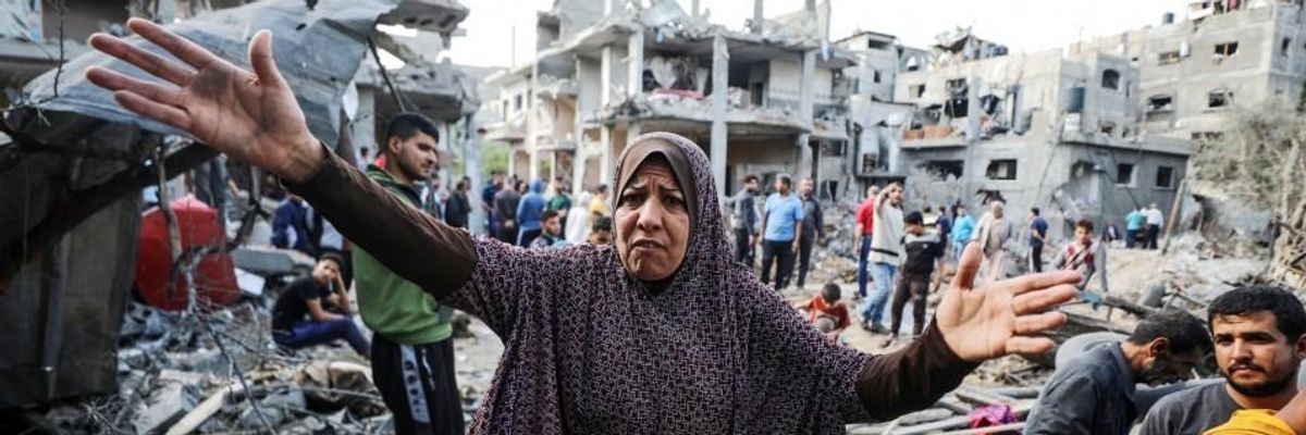 Destruction in Gaza.