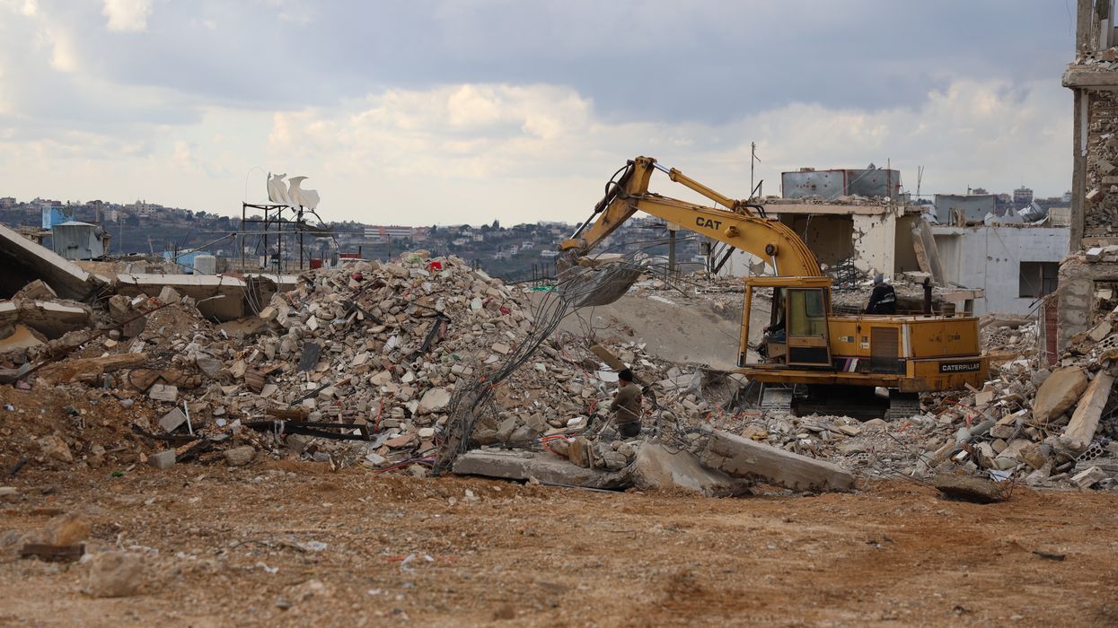 Destruction resulting from Israeli attacks