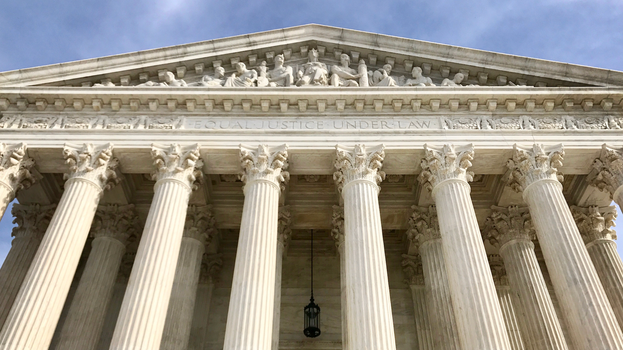 Detail of the Supreme Court building