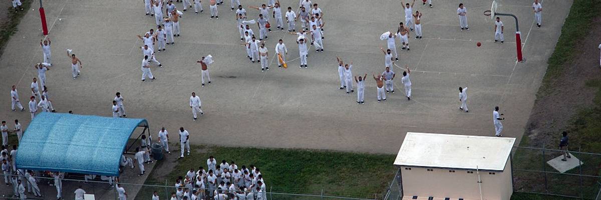 Detainees At Krome Detention Center
