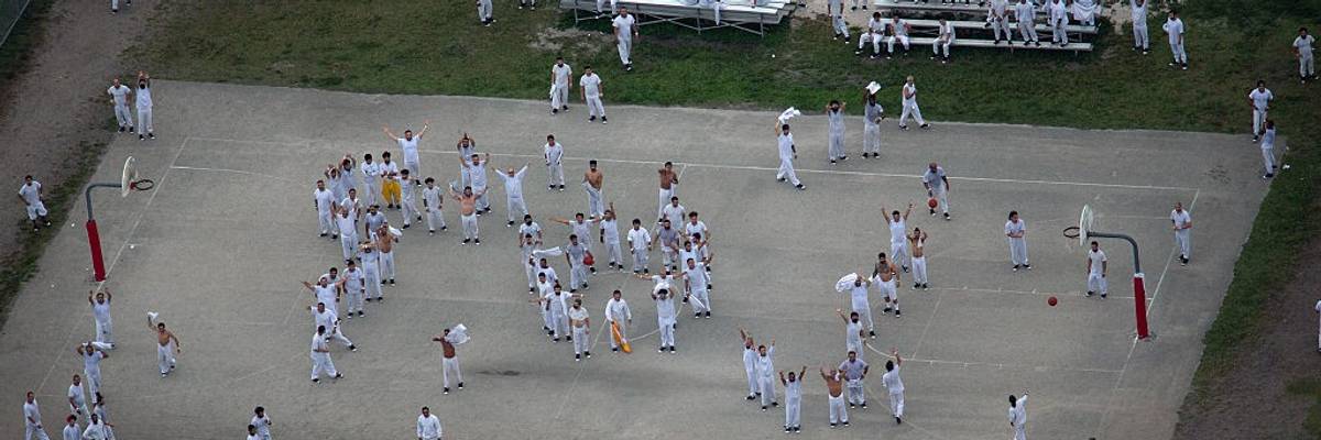 Detainees At Krome Detention Center