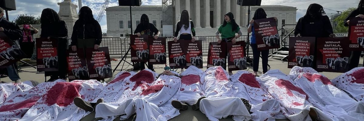 Die-in for abortion rights