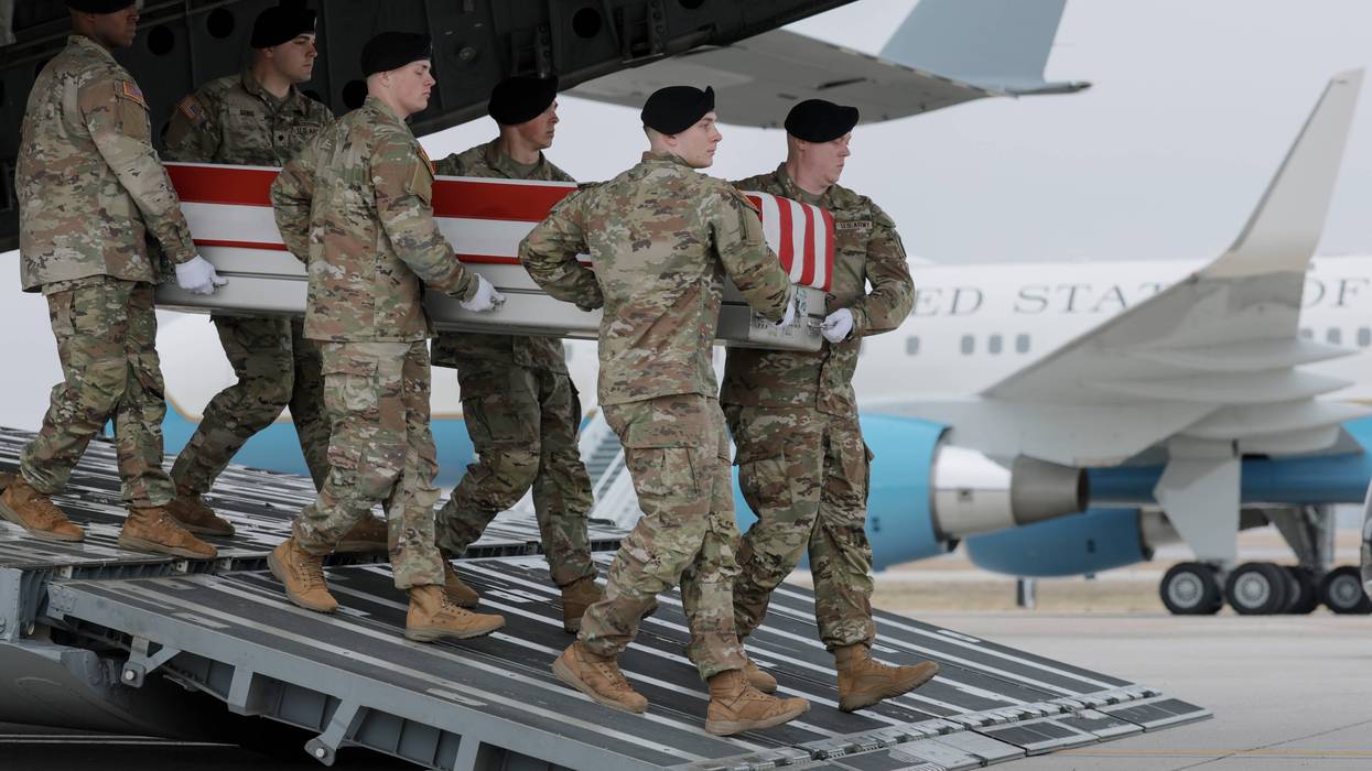 Dignified Transfer Held For 6 Soldiers Killed In Operation Epic Fury