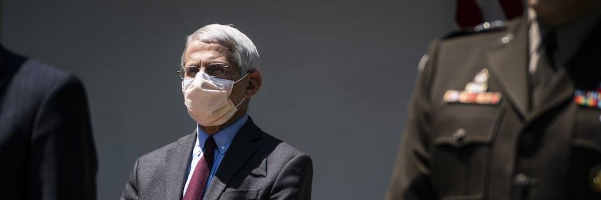 'Quite a Closing Message': As Covid-19 Soars, Trump Threatens to Fire Fauci After Election Over