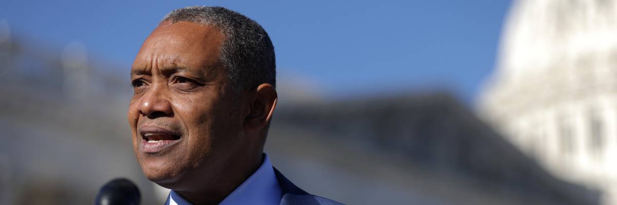District of Columbia Attorney General Karl Racine speaks at a news conference on December 14, 2021, in Washington, D.C.