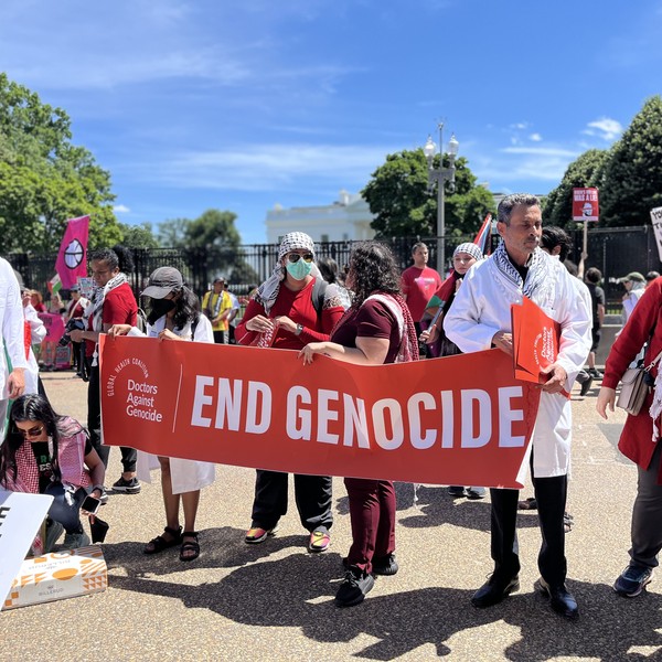 Doctors Against Genocide protest Israel's war on Gaza