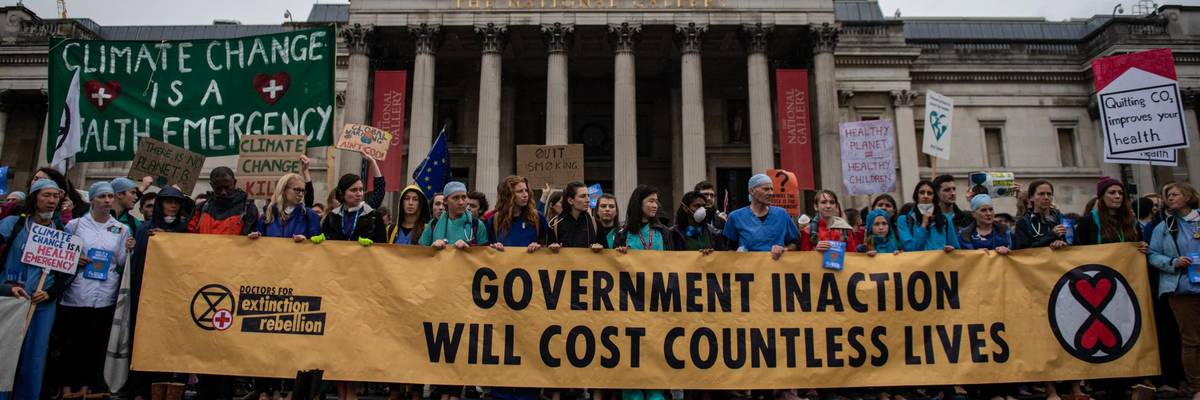 doctors climate protest