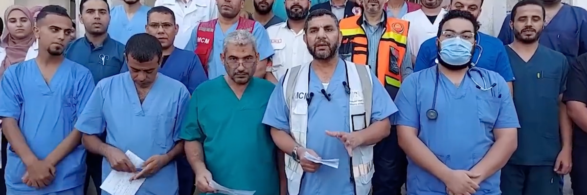 Doctors in Gaza Respond to Israeli Doctors Who Endorsed Bombing of Hospitals