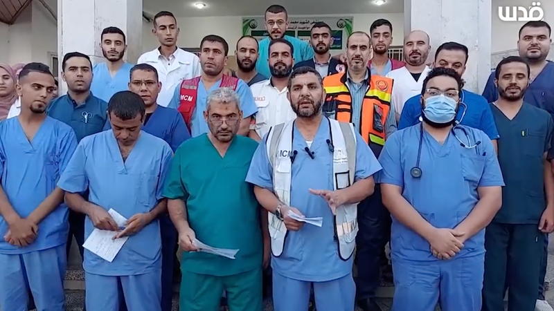 Doctors in Gaza.