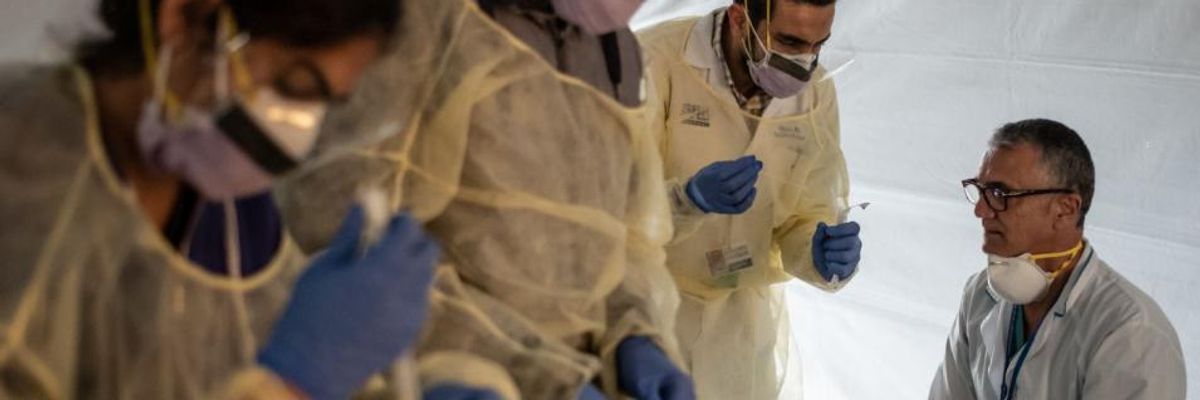 For National Doctors' Day, Forget the Donuts. Can We Get Some Damn Masks?