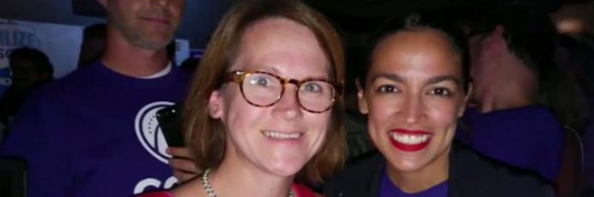 Watch: Right-Wing Reporter Describes How 'Uncomfortable' She Felt as Ocasio-Cortez Rallied for...Free Healthcare and Education