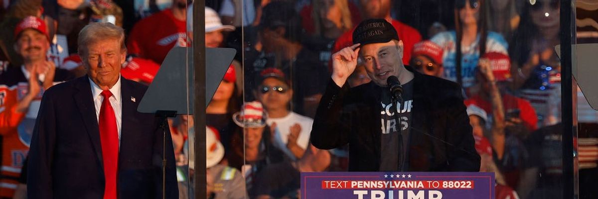 Donald Trump and Elon Musk