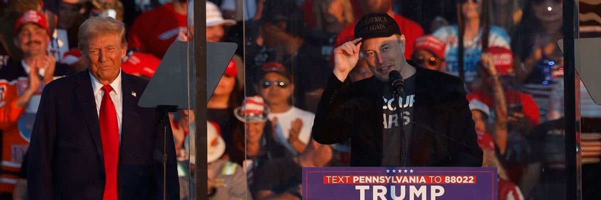 Donald Trump and Elon Musk