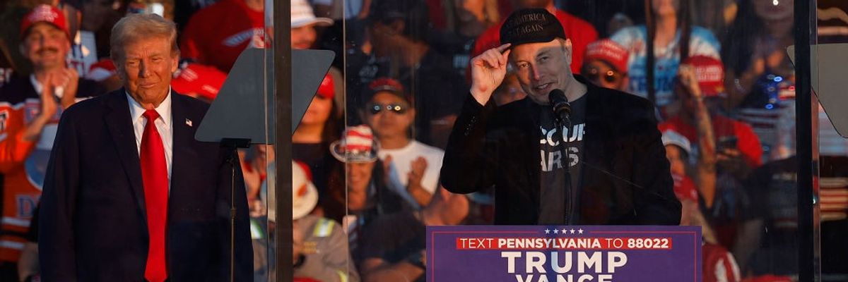 Donald Trump and Elon Musk